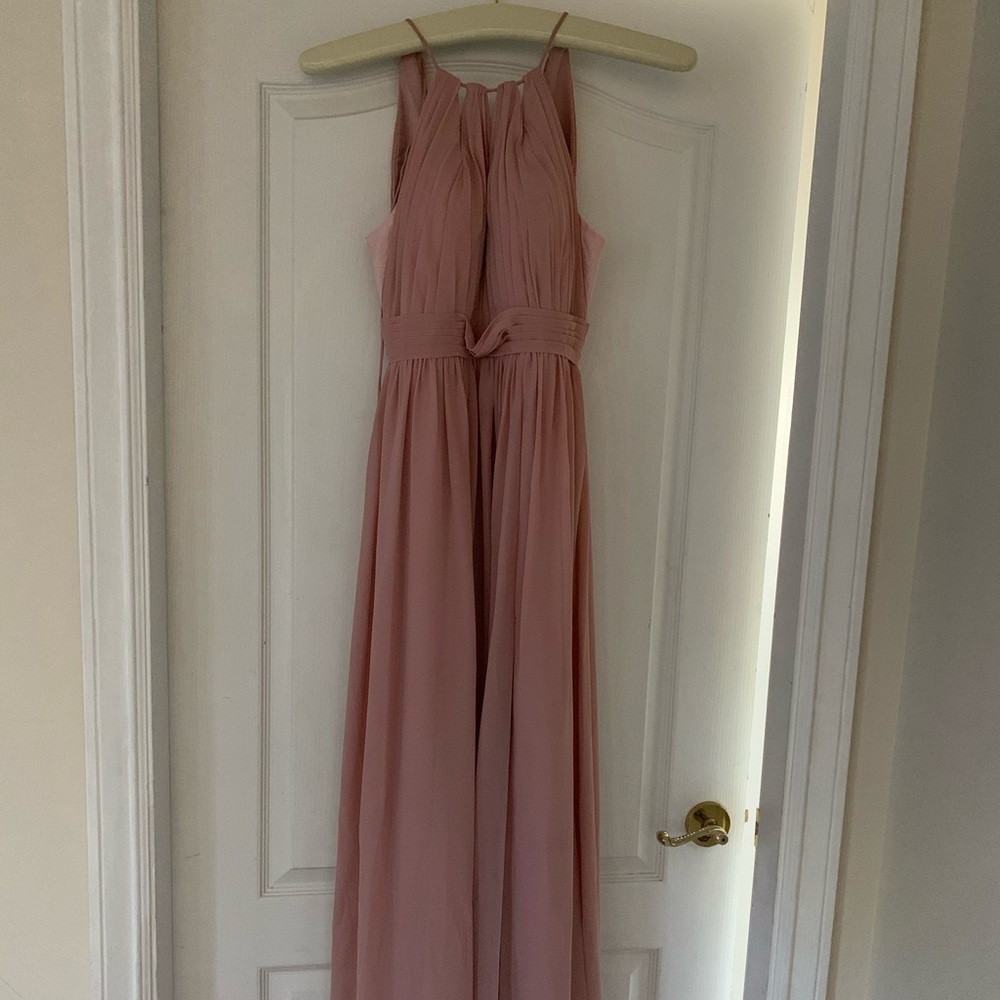 JJ’s house gorgeous high slit bridesmaids dress